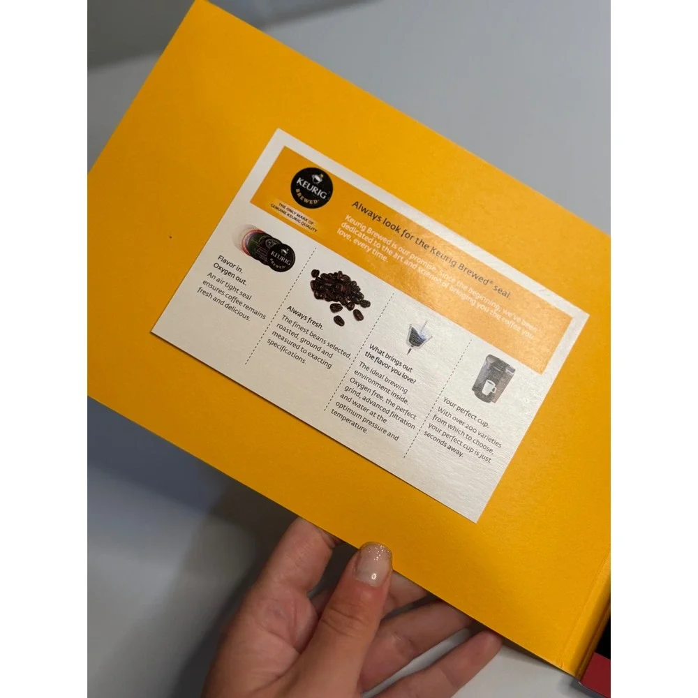 Keurig Owner's‎ Manual K-Cup K10 Mini Plus Brewer Yellow Red Welcome Guide Book